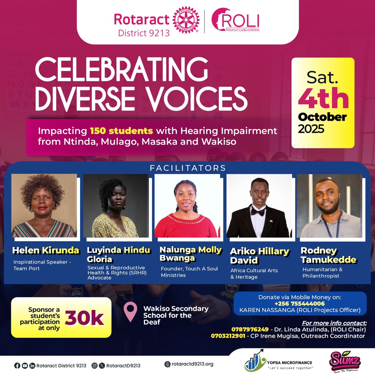 Rotaract Ladies Initiative (ROLI) D9213 tweet media