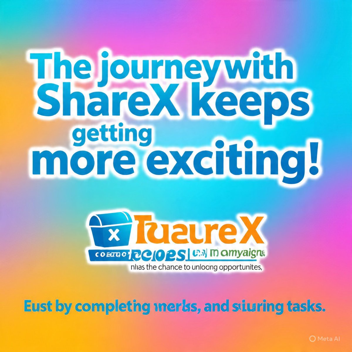 AAleefat's tweet image. 🔥 The TreasureX Campaign is LIVE with ShareX! 🔥
Your effort = your rewards. It’s that simple. 🚀

✅ Complete fun tasks
✅ Unlock lucky draws
✅ Win exclusive prizes 🎁

Be part of the movement that’s making Web3 more engaging, transparent, and rewarding. 🌍✨