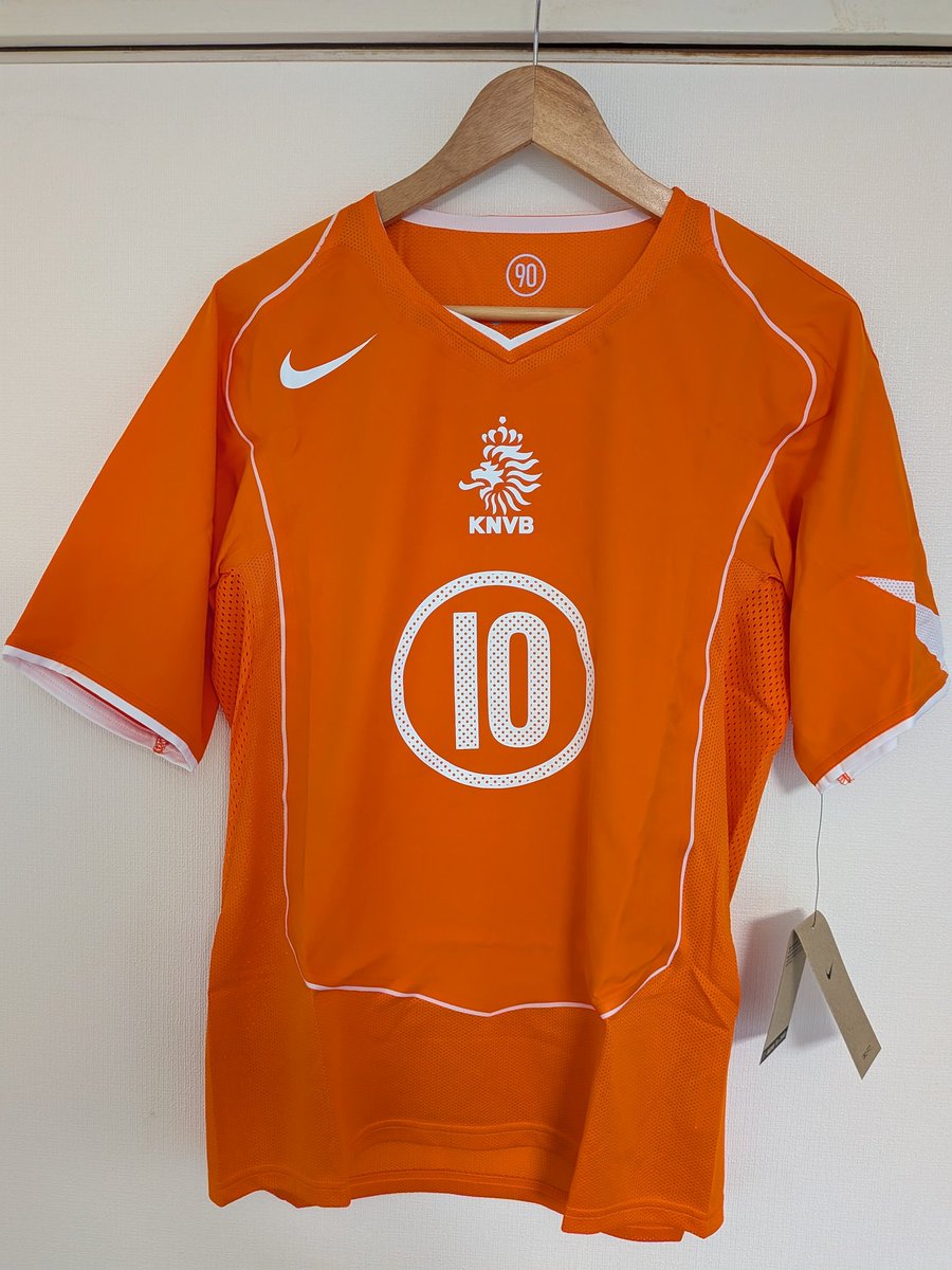 オランダ代表　ファン・ニステルローイ　ユニフォーム NIKE オランダ代表 06/07 ユニフォーム ホーム 半袖 #9 ファン