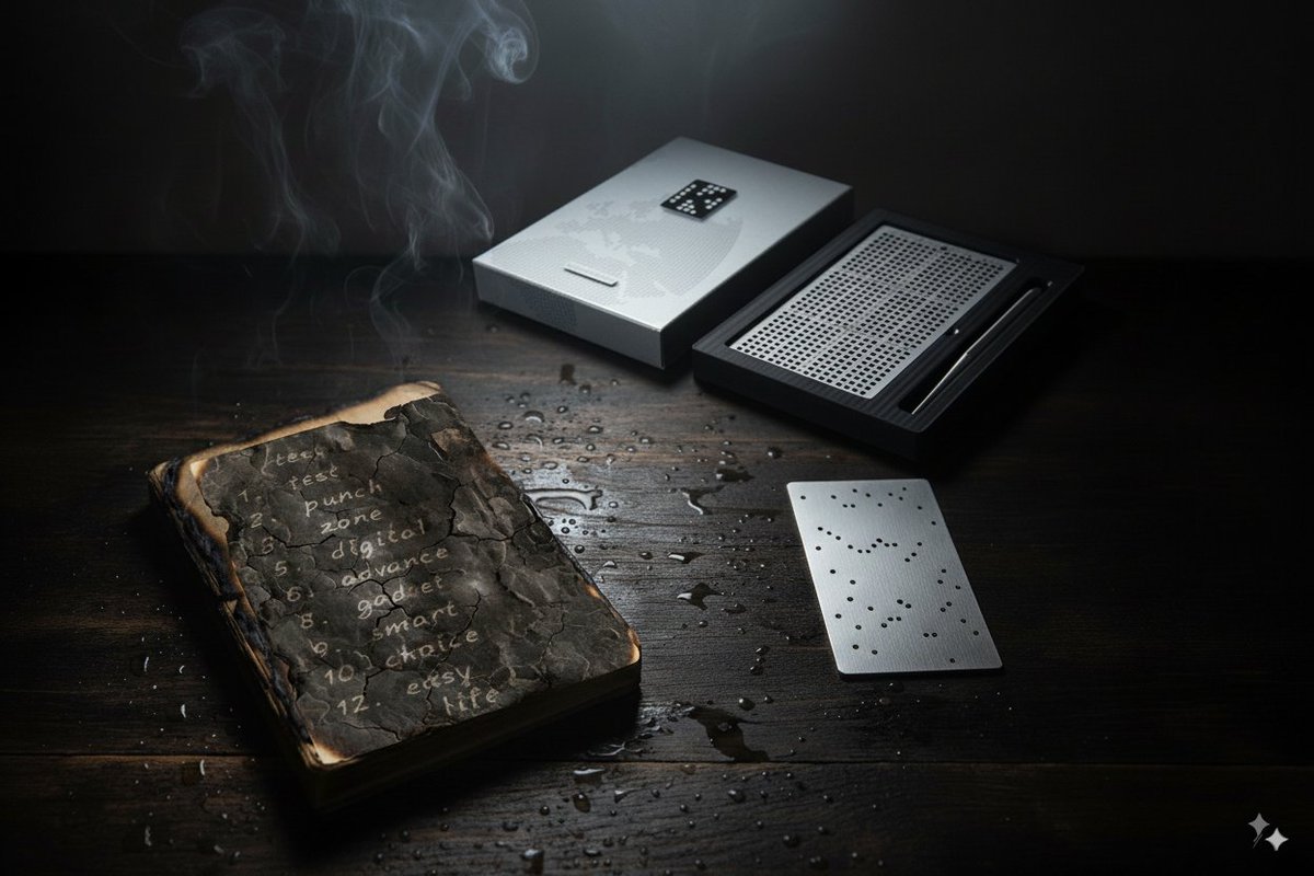 Permanent Ink

🔎📚 We designed for apocalypse, not aesthetics. Your seed deserves permanence. Destroy it? Not on our watch.
 kryptodots.com
 #PermaBackup #SeedPhrase #CryptoSecurity #SelfCustody