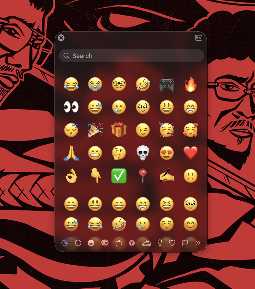 madhavbanka_'s tweet image. Apple fixed the biggest issue in #macOS. 

The latest Tahoe 26.0.1 update ensures that the emoji button actually works and doesn&apos;t take a thousand years to open up lol