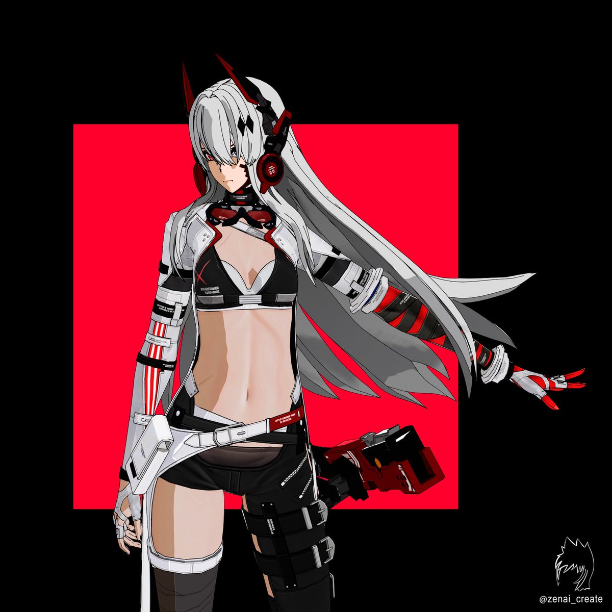 zenai_create's tweet photo. Alpha - Crimson Awakening
Fun side project for the character Alpha from PGR by Kuro Games
#punishinggrayraven #PGR https://t.co/fH7TJTIcfC