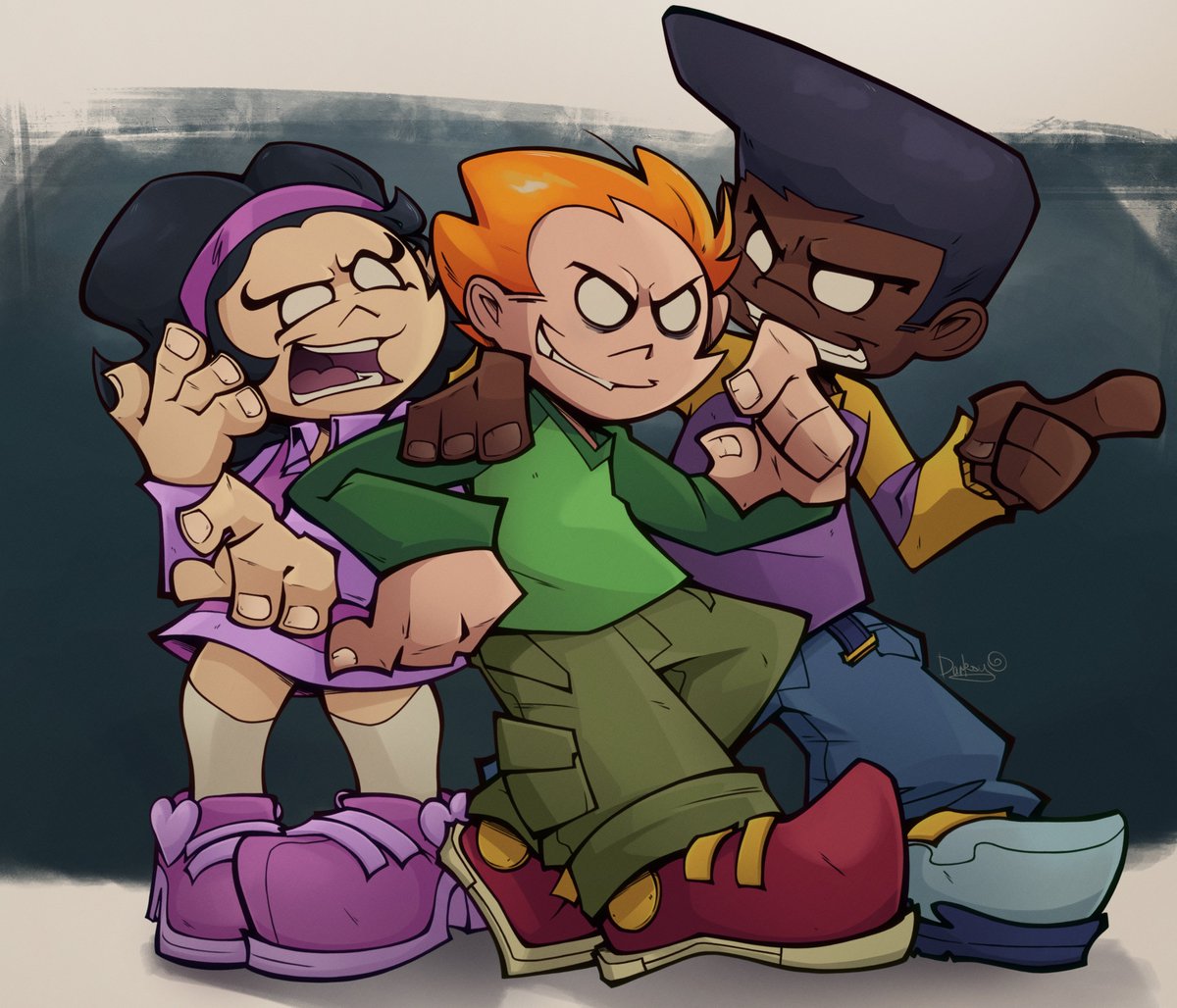 darksyspiral's tweet image. Peeks, Nenners, Nelly
#picosschool #pico #darnell #nene