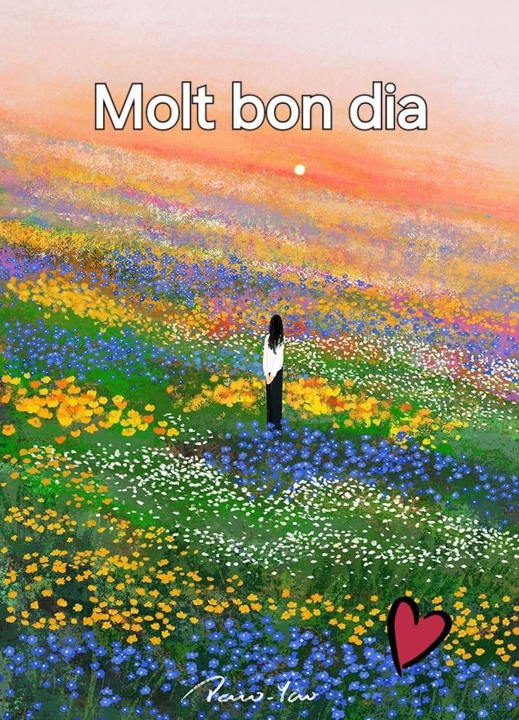 Bon dia a tothom! Que gaudiu d’un fantàstic cap de setmana. 🍀💙