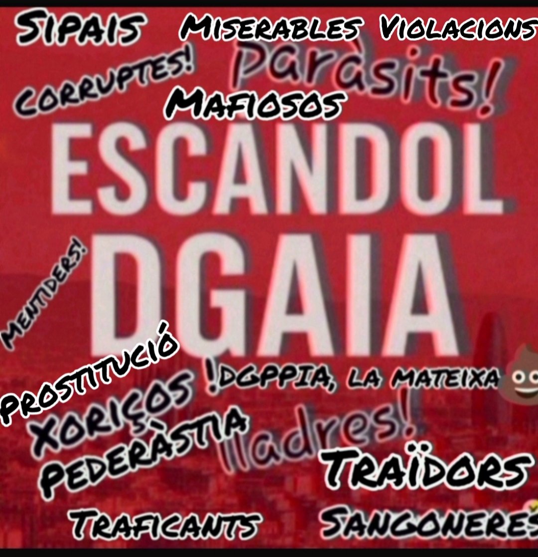 4-X-2025
Seguiu sense saber on han anat a parar aquests diners, <a href="/parlamentcat/">Parlament de Catalunya</a>, <a href="/socialistes_cat/">Socialistes PSC/❤</a>, <a href="/Esquerra_ERC/">Esquerra Republicana</a>, <a href="/JuntsXCat/">Junts per Catalunya🎗</a>, <a href="/SomComuns/">Comuns</a>, <a href="/cupnacional/">CUP Països Catalans</a>? O sí que ho sabeu i ho voleu tapar? No, jo us ho aniré recordant, perquè els vostres possibles votants ho tinguin present.