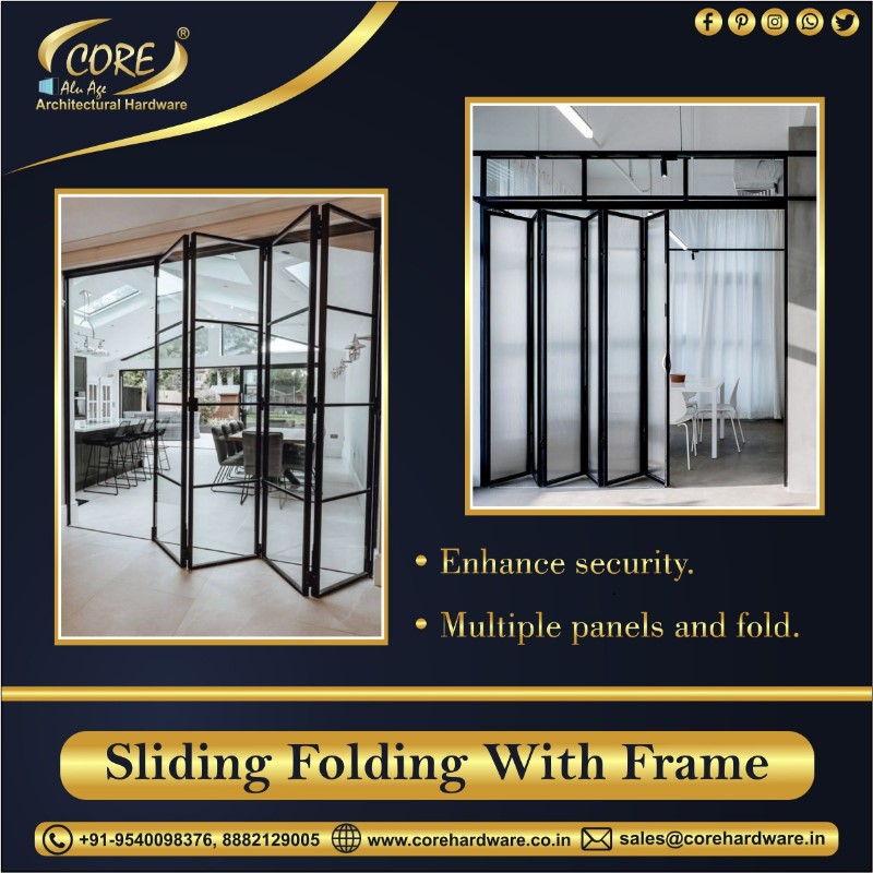 corealuage's tweet image. Transform your spaces with Core's Sliding Folding System with Frame – sleek, space-saving, and versatile. Perfect for modern interiors!
#SlidingFoldingSystem #ModularDesign #FunctionalSpaces #HomeInspiration #ModernArchitecture #DoorHardware #LuxuryInteriors #CoreHardware