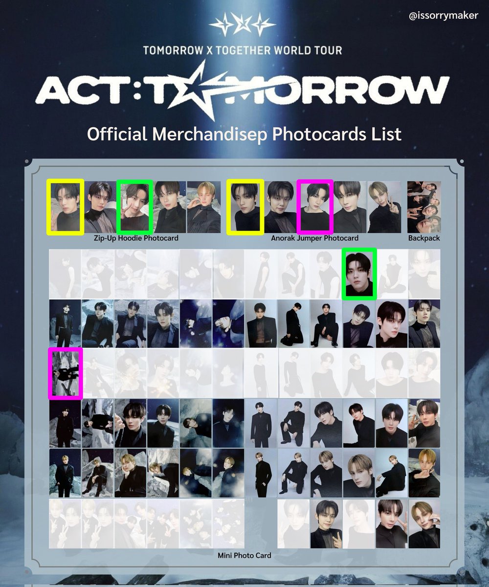 TXT ACT：TOMORROW PROMISE トレカ ミニフォト 交換 ◇譲 1,2枚目 ※一