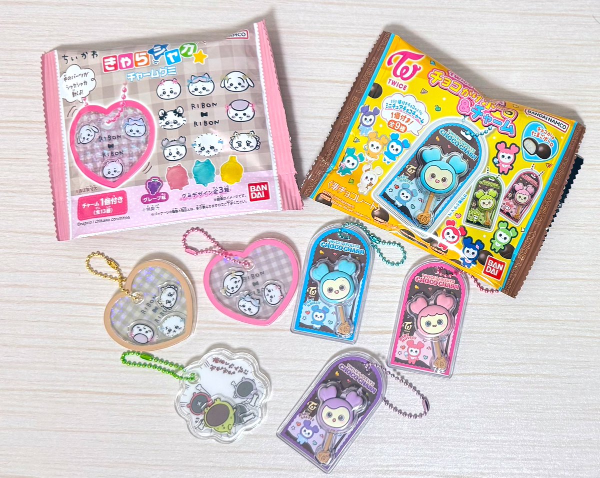 かわいいチャームたち♡(推しは出ず)