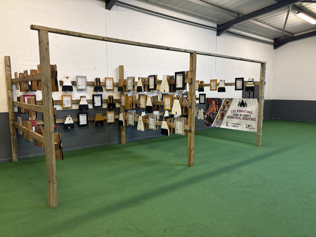 SOTHour's tweet photo. Join me in the Foundation building at the Fanzone during the build-up to Saturday’s game against Northampton Town. Projects from Pallets CIC are celebrating 150 years of #PortVale alongside #StokeonTrent’s #Pottery &amp; industrial #heritage as well as the City’s #SOT100 anniversary. https://t.co/xVqykDMdjV