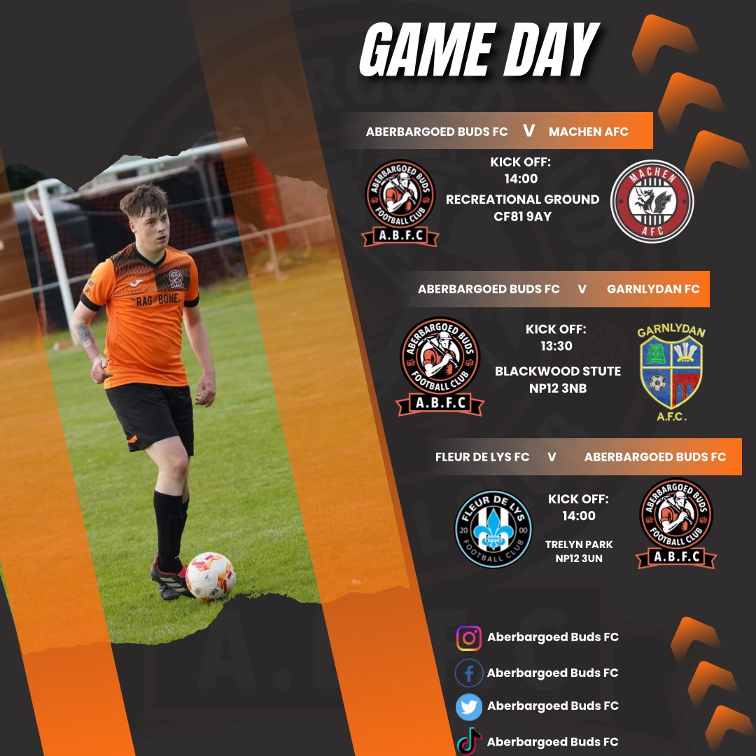🚨GAMEDAY🚨

The firsts are at home as they host Machen in what will be a very tough game in these conditions!
The seconds are also at home hosting Garnlydan reserves no doubt that will be a tough contest!
The development are on the road to Fleur De Lys!