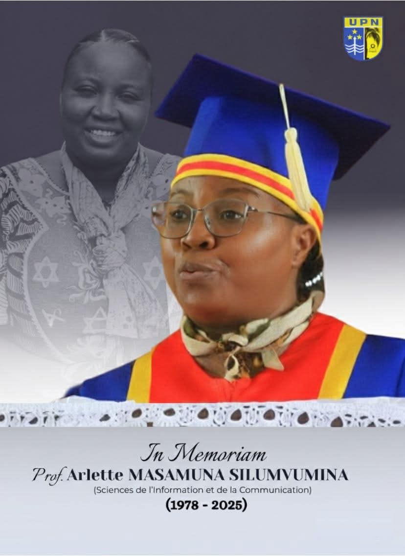 J'apprends avec consternation le décès du professeur Arlette MASAMUNA.
Sa vitalité, sa joie et son sourire vont certainement nous manquer, mais bien plus, la jeunesse congolaise vient de perdre une alliée sûre. Qu'elle repose en paix !