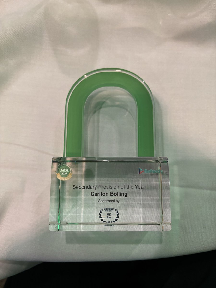 Carlton Bolling (@carltonbolling) on Twitter photo We are very proud and honoured to announce Carlton Bolling is officially βNasen Secondary Provision of the Year 2025β. An amazing evening celebrating all the amazing work we do for students with SEND at the nasen 2025 Awards last night #SEND #Outstanding We are very proud and honoured to announce Carlton Bolling is officially βNasen Secondary Provision of the Year 2025β. An amazing evening celebrating all the amazing work we do for students with SEND at the nasen 2025 Awards last night #SEND #Outstanding
