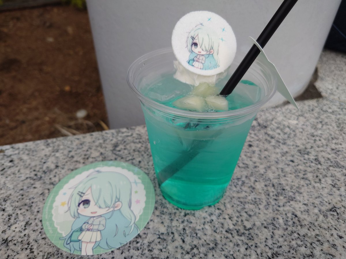 hanku_of_void's tweet image. 今日はブルアカのスタンプラリー行ってた