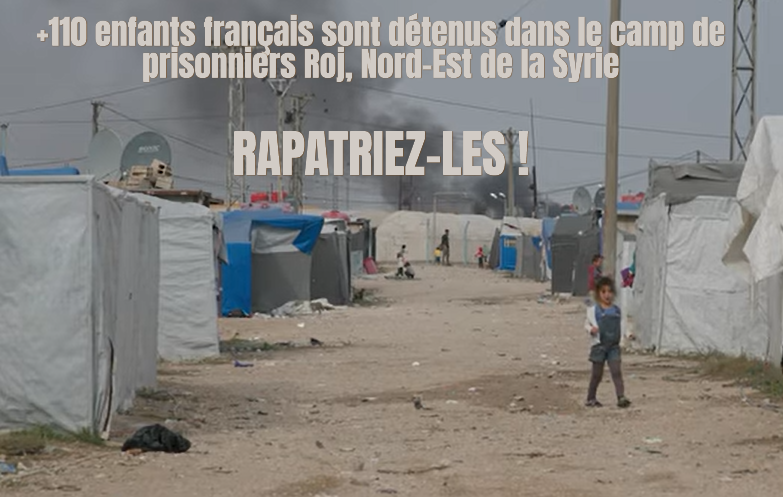 4 oct 2025
+110 ENFANTS 🇫🇷
coupables de rien
sont TOUJOURS détenus
dans des conditions indignes
dans le camp-prison #Roj
en #Syrie
en violation du droit international
&amp; de la Convention des droits de l'enfant
#RapatriezLes
<a href="/EmmanuelMacron/">Emmanuel Macron</a> <a href="/SebLecornu/">Sébastien Lecornu</a> <a href="/jnbarrot/">Jean-Noël Barrot</a> <a href="/francediplo/">France Diplomatie 🇫🇷🇪🇺</a>