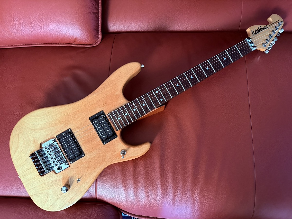 thundersnake_m's tweet photo. 【✨🎸✨新入荷商品✨🎸✨】

・Washburn Nuno Bettencourt Signature Model N2

多数のヌーノモデルギターをリビルドを行っている@MidNightMusicC1 さんの作品です。

ぜひ、チェックしてください👀✨

��️デジマート▶︎https://t.co/skXzm8oJIw

#guitar #extreme #楽器検索デジマート https://t.co/vqFvX2WcTF