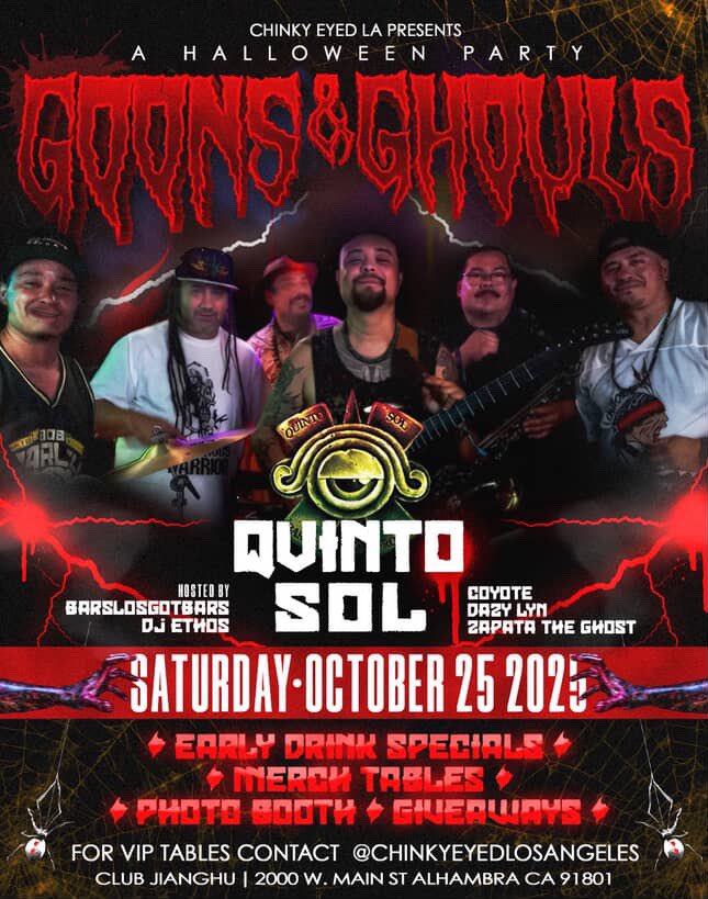 #goonsandghouls
Halloween Party #Alhambra CLUB JIANGHU
Advanced Tickets: shorturl.at/1gUTv
