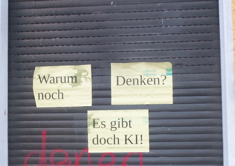 Smartphones und KI verdummen und verblöden!
Rechtsextreme Tech-Oligarchie und zerstörerischer KI Bullshit
Audiomitschnitt einer Veranstaltung  mit Capulcu im Stadtteilladen lunte #Neukölln am 18.8.2025
kontrapolis.info/16627/