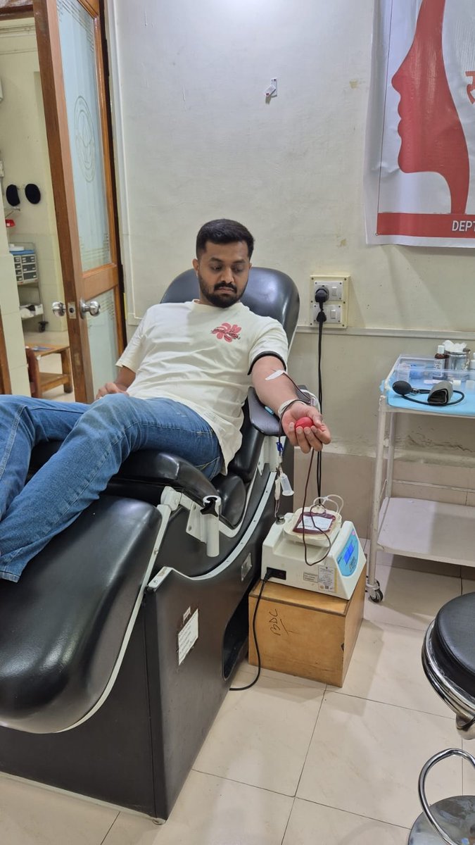 blood4pune's tweet photo. Requirement fulfilled.
Thanks to Kaustubh Rasane sir for donating blood. https://t.co/yl8nHqEUvt