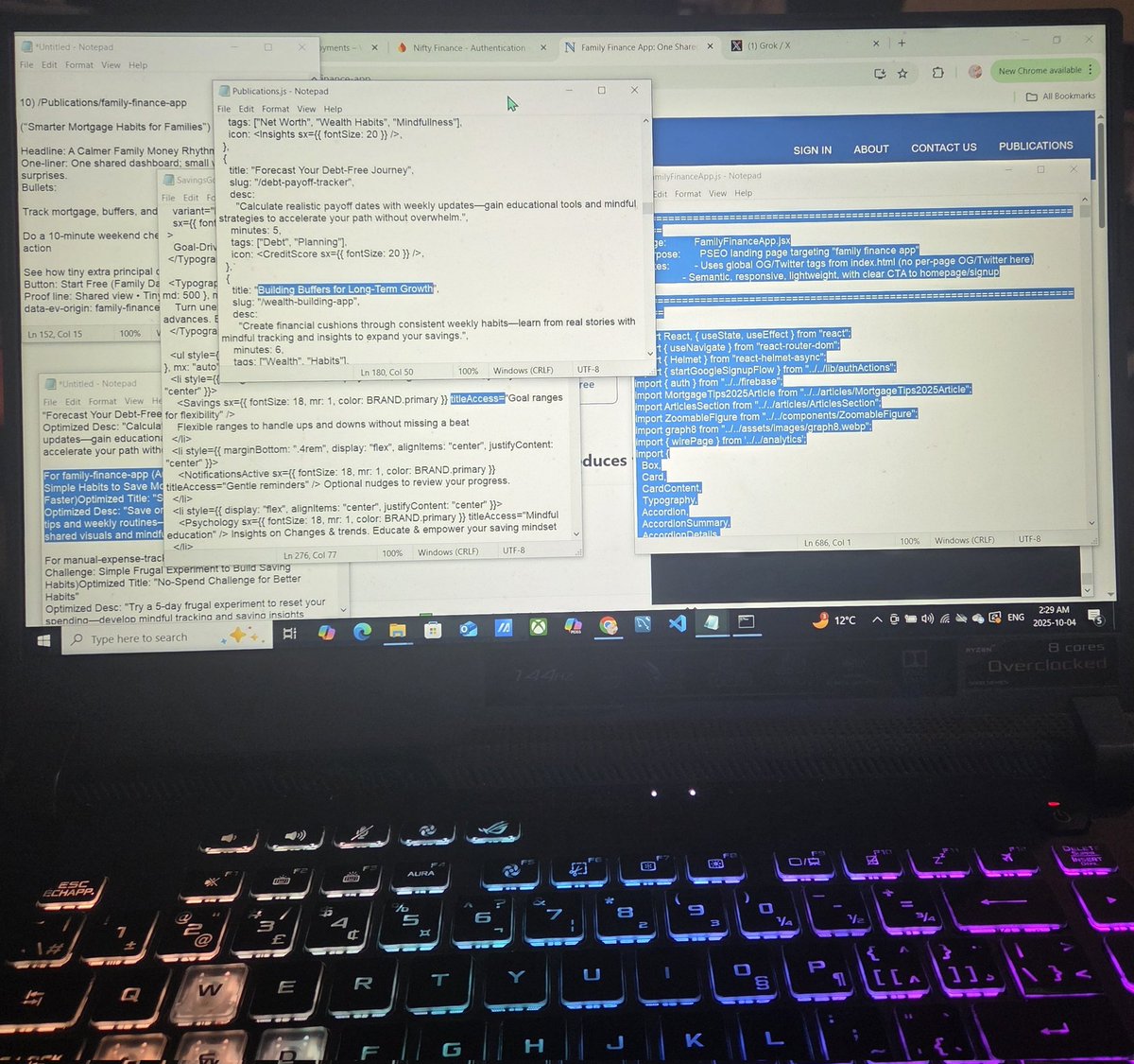 TrevBizz's tweet photo. I can't be the only one who codes like this still can I?👀 https://t.co/AnjnrZEVja