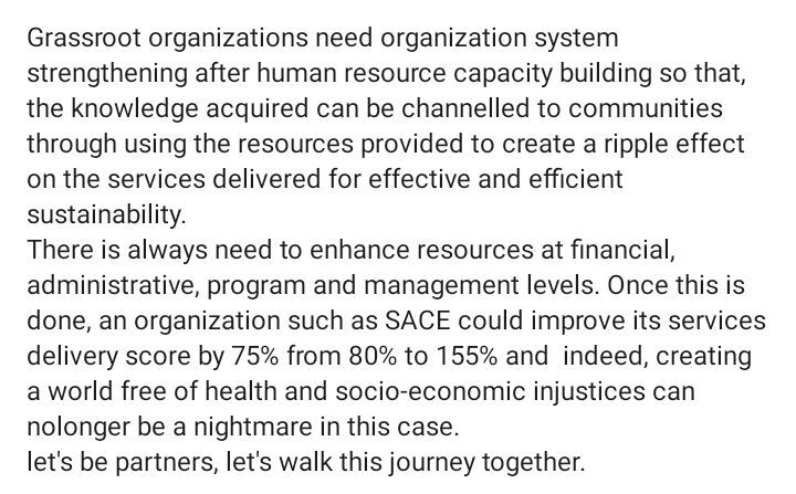 STRIDE ACTION COMMUNITY EMPOWERMENT(SACE) tweet media