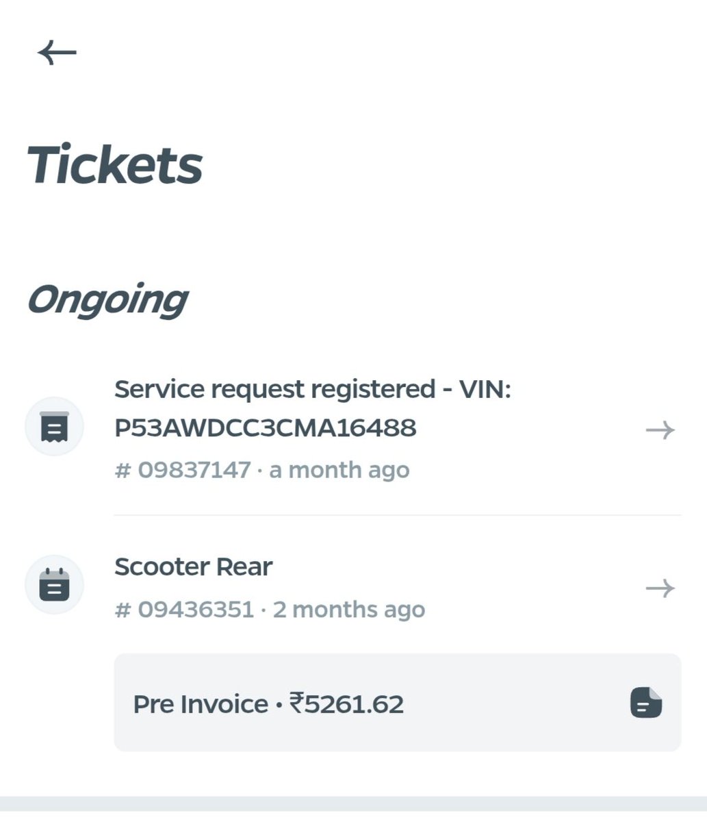 Deepakkumar9520's tweet photo. @OlaElectric one of the worst ev company my scooter in repair for pas 2 months still no update from service center #olascam https://t.co/LYIdRUqiyT