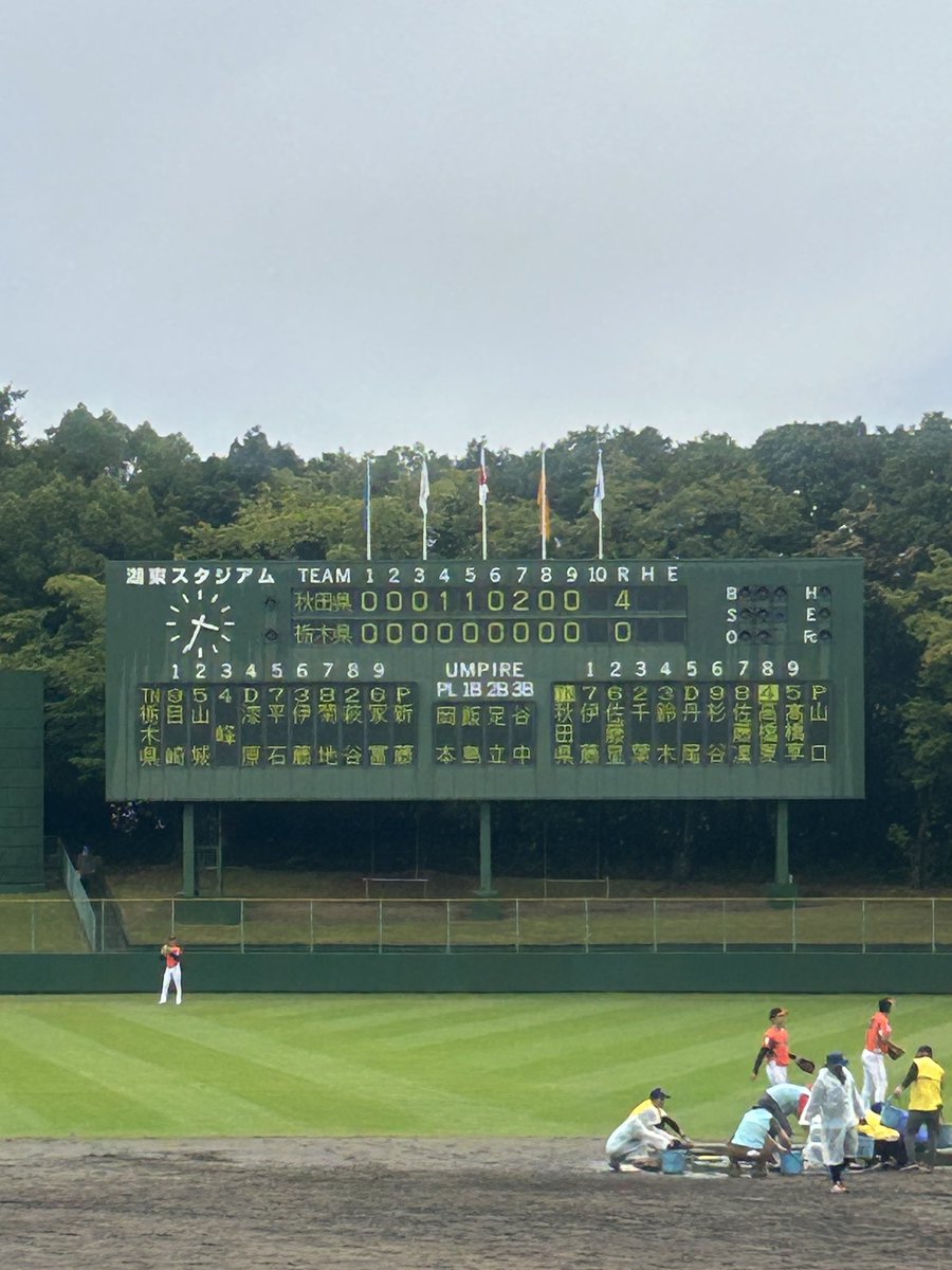 国スポ滋賀⚾️観戦録
10/4(土) 大会1日目
滋賀県東近江市ひばり公園湖東ｽﾀｼﾞｱﾑ

◆第２試合
宮腰ﾃﾞｼﾞﾀﾙｼｽﾃﾑｽﾞ(秋田)
🆚
足利赤十字病院(栃木)

宮腰ﾃﾞｼﾞﾀﾙｼｽﾃﾑｽﾞの勝利✨

任務完了👍

自分の目と耳で確かめる！
見て感じて考える！

#軟式野球
#国スポ滋賀
#国スポ