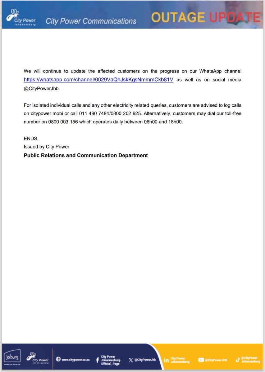 @CityPowerJhb tweet media