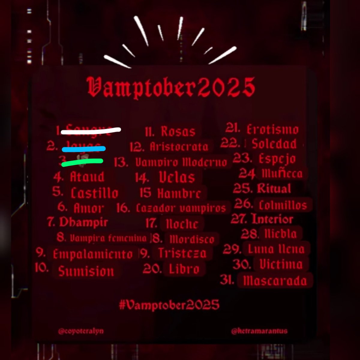 Vladeck transformed into a brightly colored bat. Could it be that his life was peaceful before becoming a vampire?
Day 3 Bat 
#Vamptober2025 #Día3 #Day3 #murcielago #Bat  #Vampiros #Vampires #DarkArt #Vampirism #Gótico #Gothic #Fantasy #Fantasía #VampireArt #Inktober2025 #october