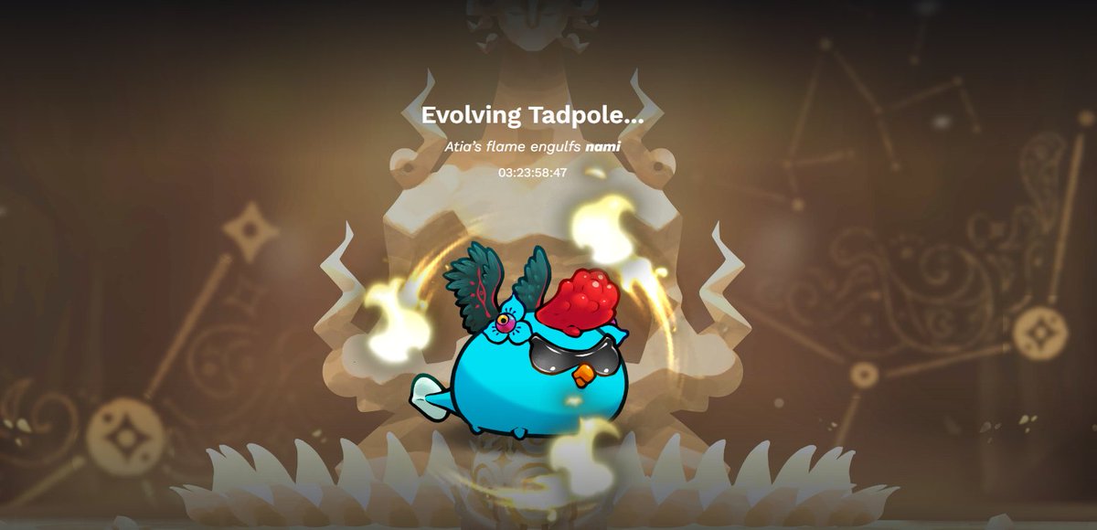 welcome to level 57 club
heading to 5 th evo
small step .. stack together
<a href="/AxieInfinity/">Axie Infinity</a> 
Bring some more fire