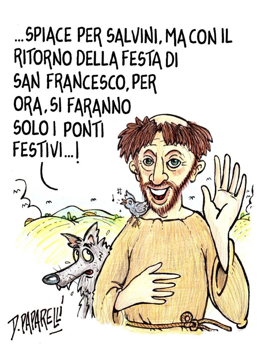 danilopaparelli's tweet photo. Il #4ottobre è la #festa di #SanFrancesco, il #patrono d’#Italia e da quest’anno è pure #tornata #festività #nazionale… https://t.co/okTuQ95K10