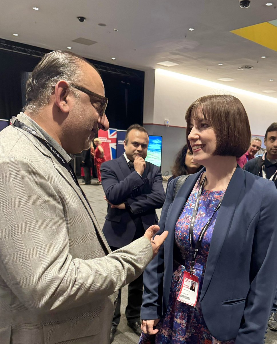 Great catching up with the Labour Asians Society <a href="/Labouras2024/">Labour Asians Society</a> team and the Secretary of State for Education <a href="/bphillipsonMP/">Bridget Phillipson</a> at Labour Conference 2025 in Liverpool!

She’s doing tremendous work, and we’re really looking forward to supporting her in continuing that great work,