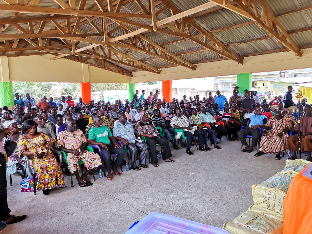 CanoeGear's tweet photo. Fisheries and Aquaculture Minister, @emeliaarthur_ inaugurates the Management Committee for the Fishers Welfare Scheme https://t.co/K92ctbKba6