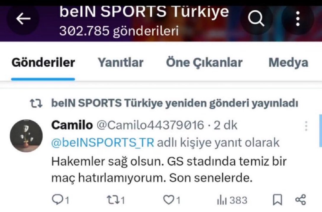 Çıkıp özür dilemezseniz, tüm Galatasaray taraftarı sizi protesto edecek, kutularınız iade edilecek. Hadi bakalım siz mi daha büyüksünüz <a href="/beINSPORTS_TR/">beIN SPORTS Türkiye</a> yoksa biz mi ?