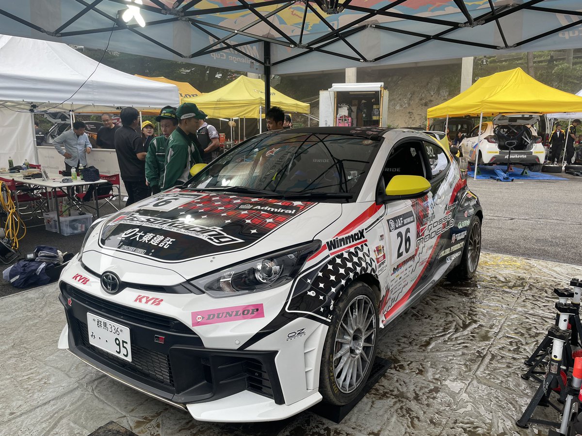 fujito7171's tweet image. 久万高原ラリー LEG1終了！
ハードな路面コンデションでしたが、
18.5秒差で女性クラス1位で折り返し！🙌
明日に向けた作戦会議も...！
きれいにしてもらってパルク保管！
 #全日本ラリー
 #久万高原ラリー