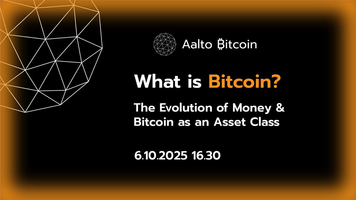 Aalto Bitcoin (@AaltoBitcoin) / Posts / X