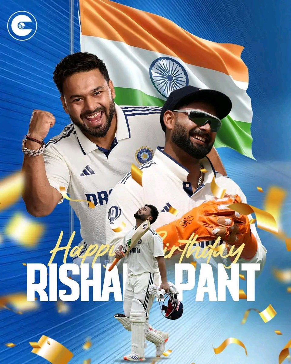 Happy Birthday My Hero <a href="/RishabhPant17/">Rishabh Pant</a>