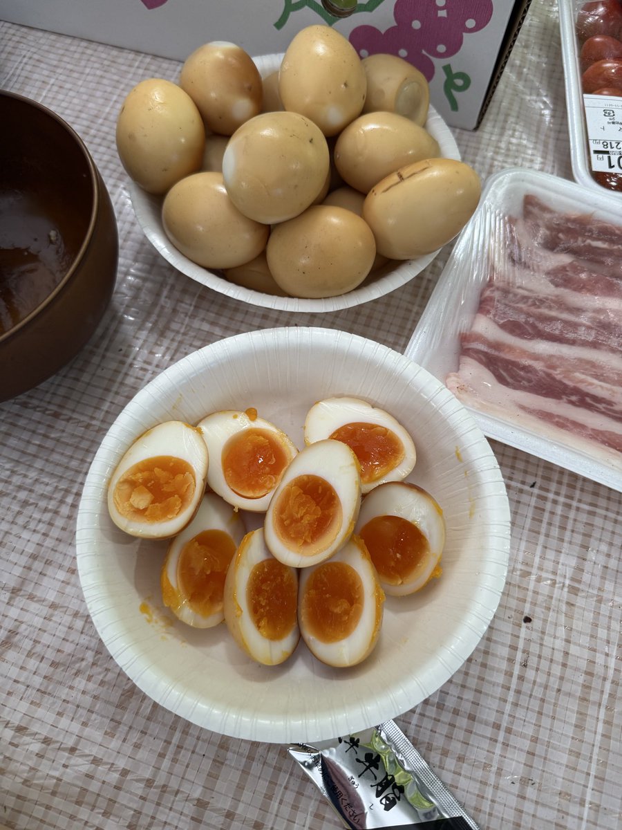 燻製3部作できあがり！😋
#山鬼キャンプ