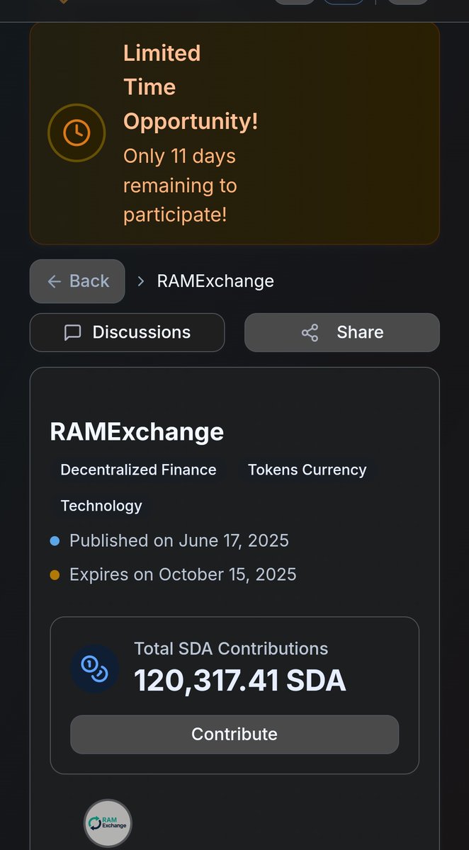 wellsfgo's tweet image. 11 DAYS LEFT!

RAMex: The world’s first Sharia-compliant digital assets exchange—where faith meets innovation. 🚀

🔥
sidrastart.com/project/597e4e…

@Ramexchange7