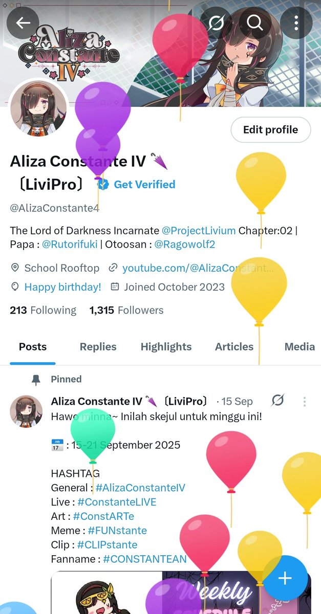 Aliza Constante IV 🌂〔LiviPro〕 tweet media
