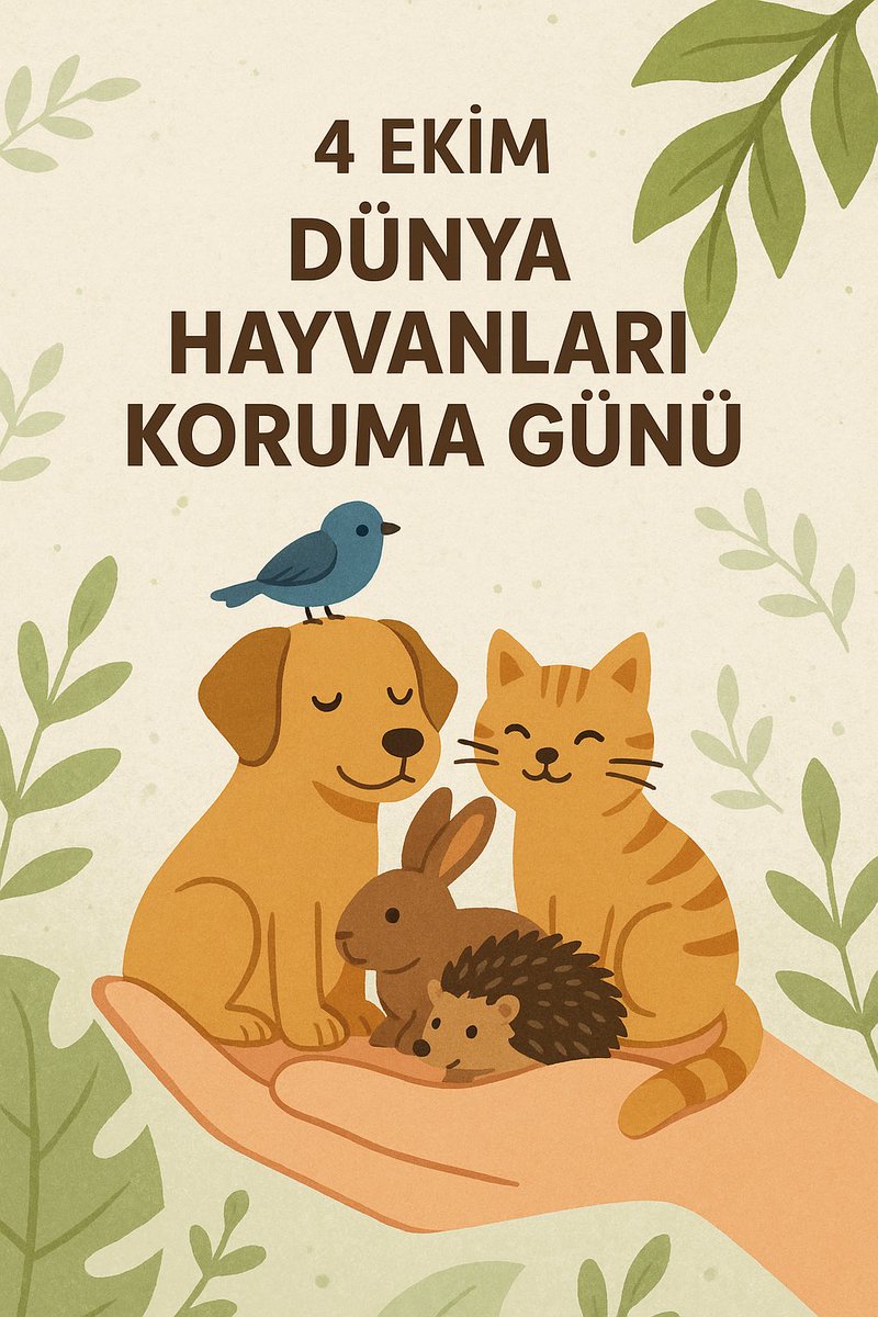 Serkan Cebeci (@cebeciserkan) on Twitter photo Hayvanları korumak, hayatı korumaktır.
4 Ekim Dünya Hayvanları Koruma Günü 🐾
Sessiz dostlarımızın sesi olalım!
#4EkimHayvanlarıKorumaGünü
<a href="/sedat_peker/">Sedat Peker</a> Hayvanları korumak, hayatı korumaktır.
4 Ekim Dünya Hayvanları Koruma Günü 🐾
Sessiz dostlarımızın sesi olalım!
#4EkimHayvanlarıKorumaGünü
<a href="/sedat_peker/">Sedat Peker</a>