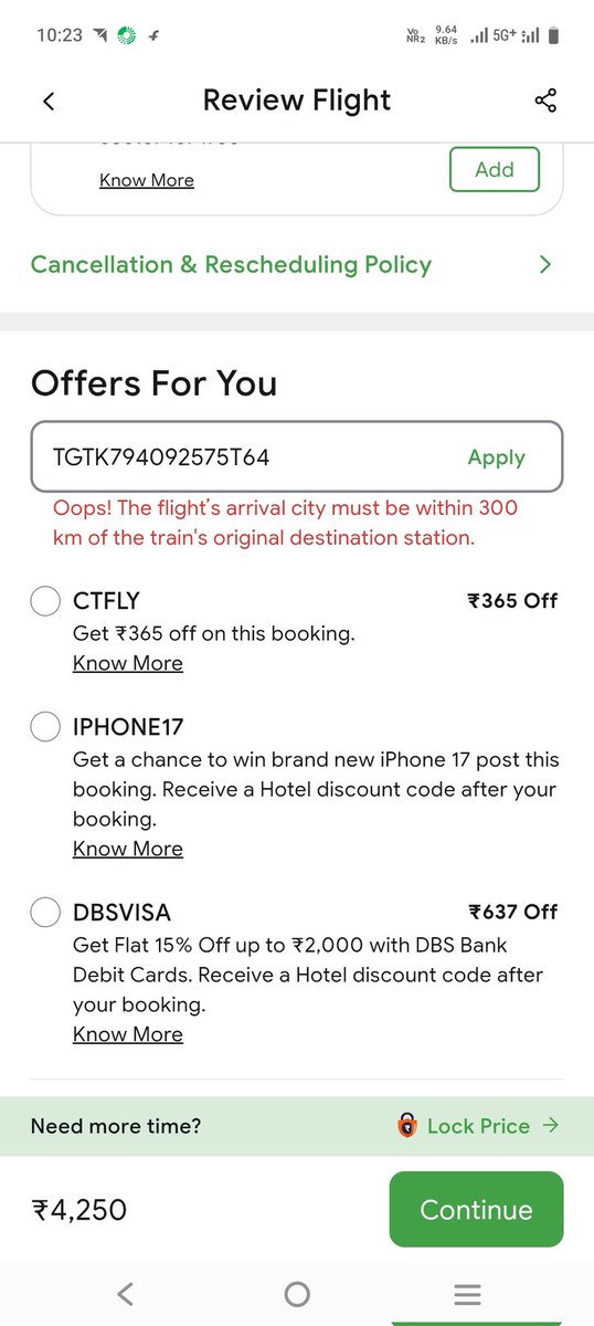 Netajikakhas's tweet photo. @ConfirmTKT @antifasicm4ever If someone can't use your refund. It's better to keep your hard earned coupon with youself . illogical condition wasting people's time#ScamAlert
1. No you can't book ticket to a place 300 km away from origi  &amp; destination, considering This country has a airport every 300 km. https://t.co/nLqyuV3VOF