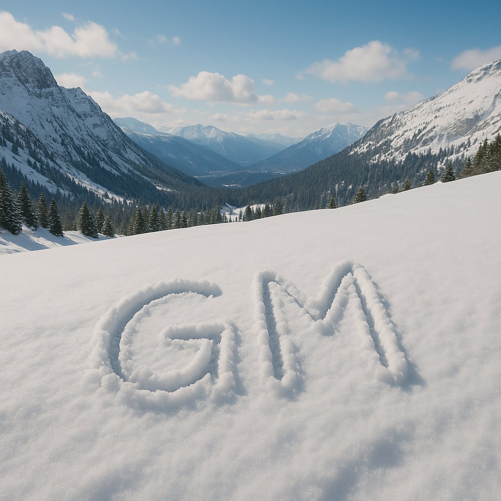 kucoincom's tweet photo. The cold is clear, so are the charts. 🏔️ https://t.co/j9ZkaM43Z8