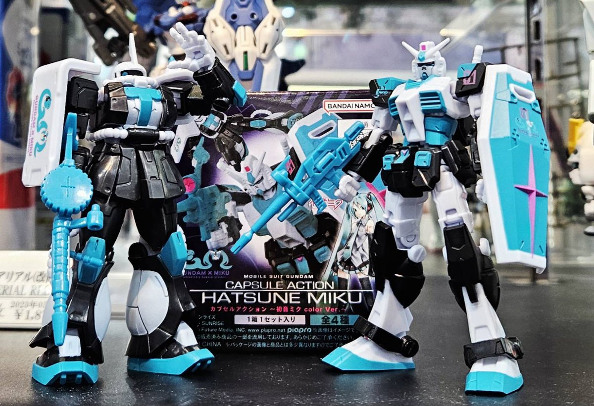 ガンダム CAPSULE ACTION 初音ミク 全4種セット ガンダム CAPSULE