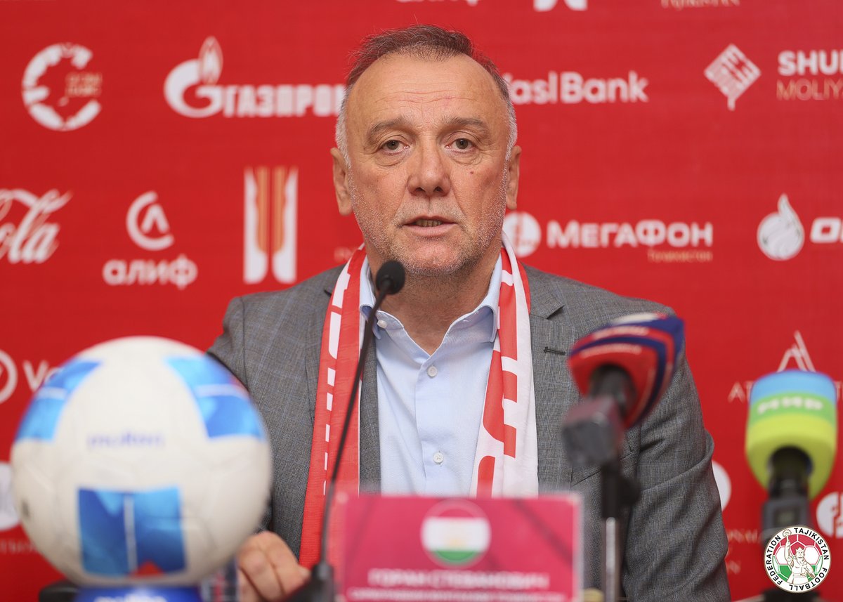 ГОРАН СТЕВАНОВИЧ ОФИЦИАЛЬНО ПРЕДСТАВЛЕН В КАЧЕСТВЕ ГЛАВНОГО ТРЕНЕРА СБОРНОЙ ТАДЖИКИСТАНА
В гостинице «Руми» в Душанбе состоялось официальное представление нового главного тренера сборной Таджикистана – сербского специалиста Горана Стевановича.
fft.tj/goran-stevanov…