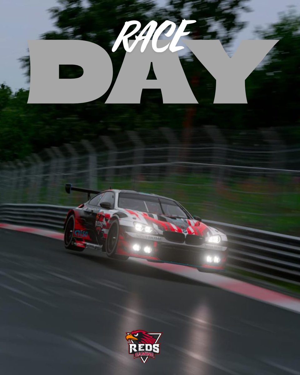 🏁 ¡𝙍𝘼𝘾𝙀 𝘿𝘼𝙔! 🏁
 
🏆| Racing Endurance League
        <a href="/community_lc/">LC Community</a>

🚥 | 10:00h
🦅 | Asier - Luki - David - Rodri - Jairo - Guille
🏎 | BMW M6 Endurance Model ‘16 GR3
🎨 | <a href="/dj_nanu_/">ℝ𝔼𝔻𝕊_ℕ𝕒𝕟𝕦</a>
📸 | @Caste_TheKid
📌 | Nürburgring - 24 h
🖥 |Twitch.tv/superfluow
@Redsgaming_esp