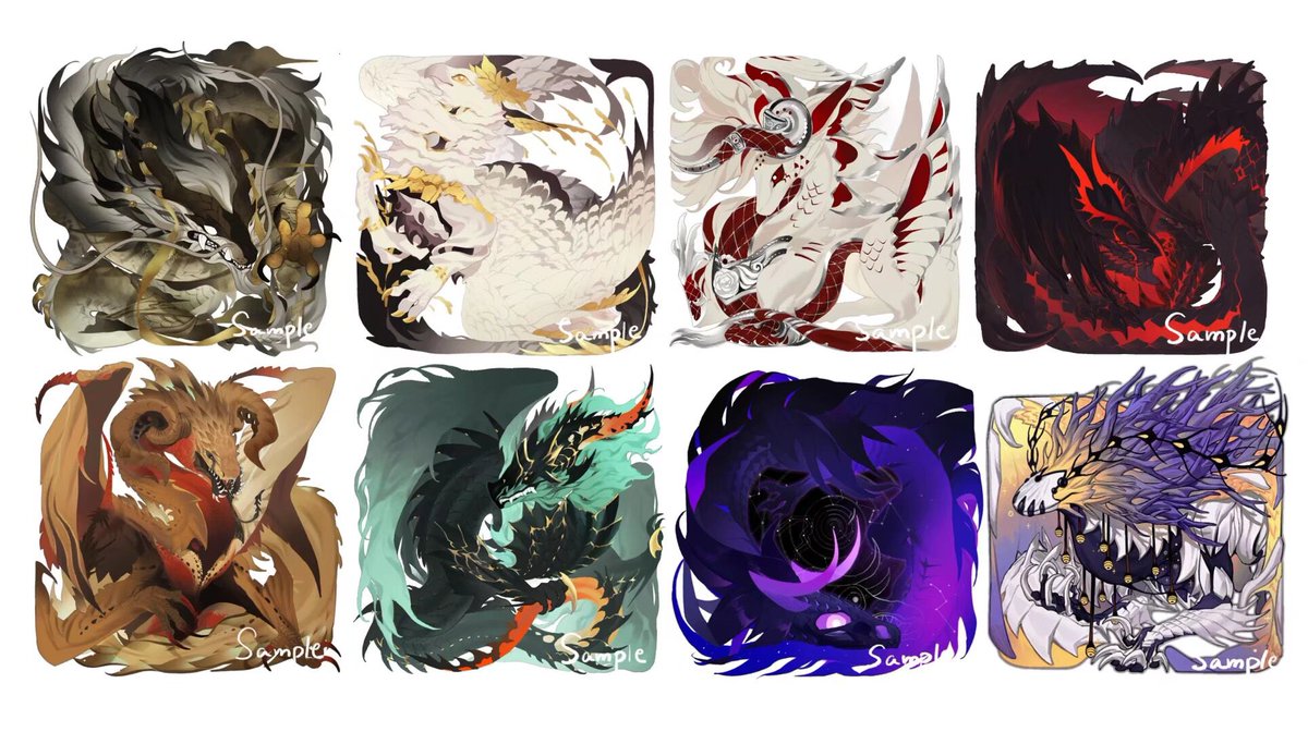 mokutsuki0505's tweet image. square
#art #dragons #Dragon #Commission