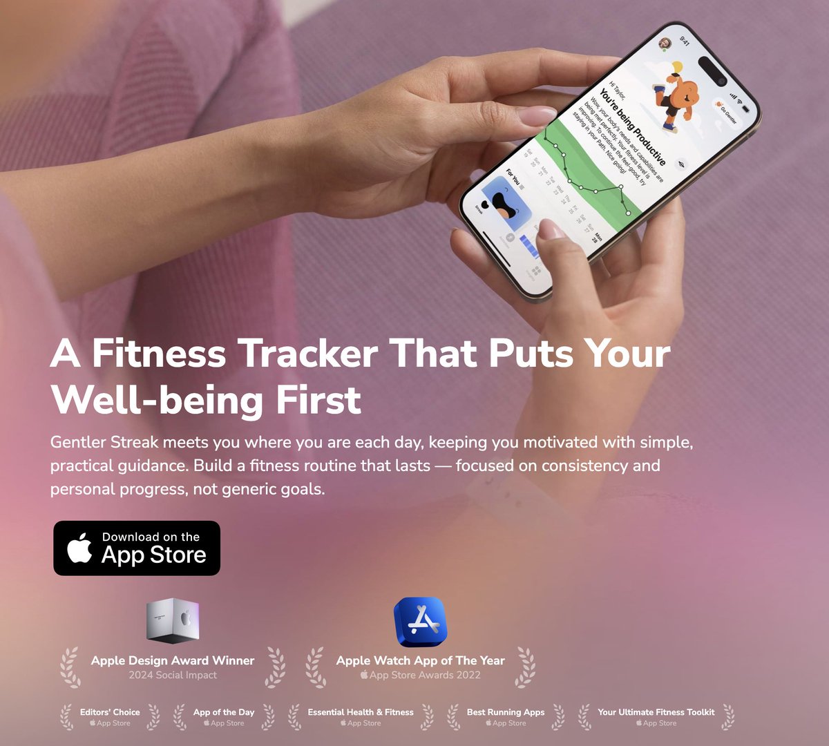 SebastianRoehl's tweet image. The gold standard of how a native iOS app should look: Gentler Streak! I always come back to it when I'm out of ideas how to solve a tough UX or design problem!