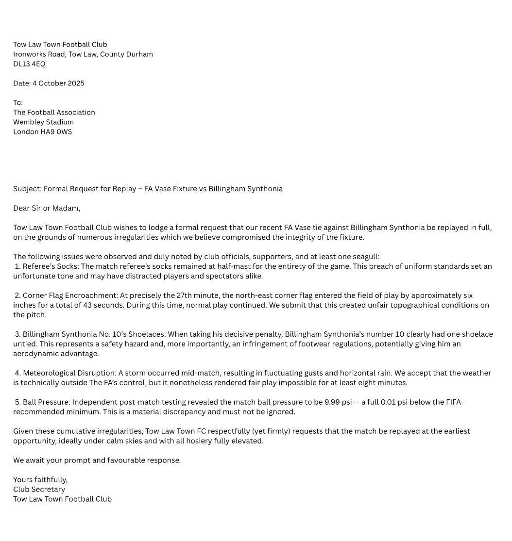 _liamwatson23's tweet photo. @Synthonia Shhhhaaamnnooonn. The trilogy is about to be on!!! I’ve just seen the letter Tow Law have drafted! See below👇 https://t.co/jJ7KlF72dh