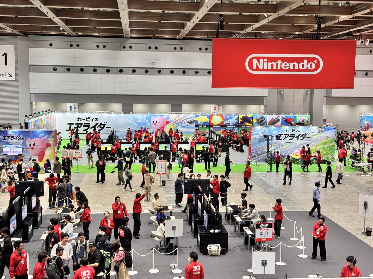 やはりカービィは人気でした！

そして、スプラトゥーンのところも盛り上がってました