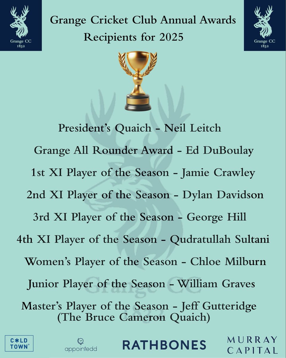 Grange Cricket Club tweet media